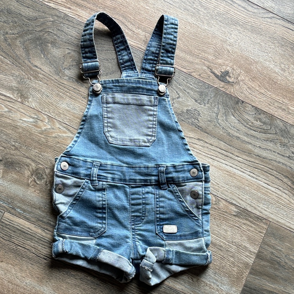 7 For All Mankind Classic Blue Toddler Overalls